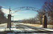 Photo of Fort Wingate Main Gate.